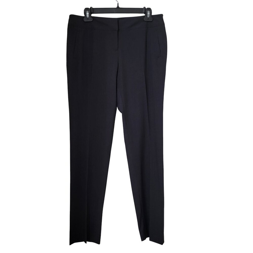 14th & Union Size 8 Dark Charcoal Gray Straight Leg Trousers, Exc. Used Cond.